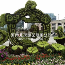 银川植物绿雕造型