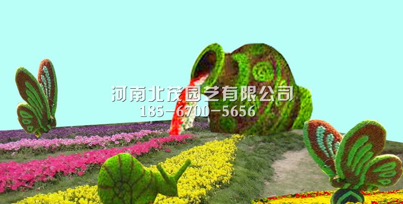 黔南植物绿雕造型