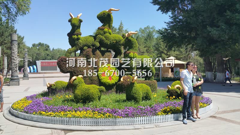 广州植物绿雕造型